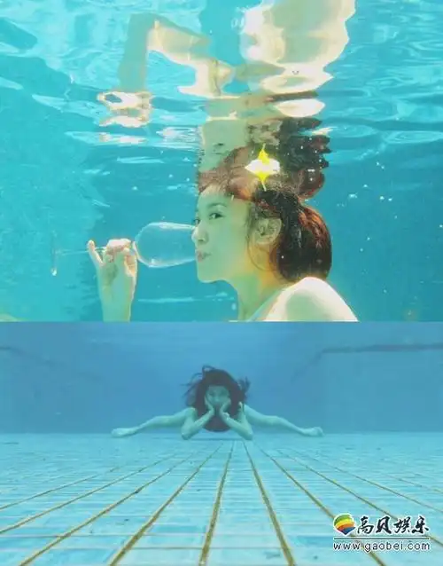 陈意涵个人主页晒出自己水下游泳照片:口含着鲜花,宛如真正的美人鱼