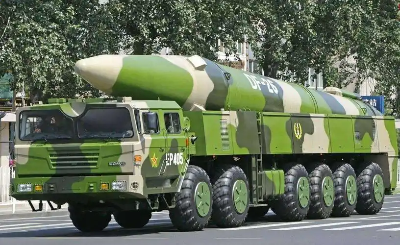 中国航母杀手曝光3,中国的东风41洲际弹道导弹中国东风导弹41世界第一