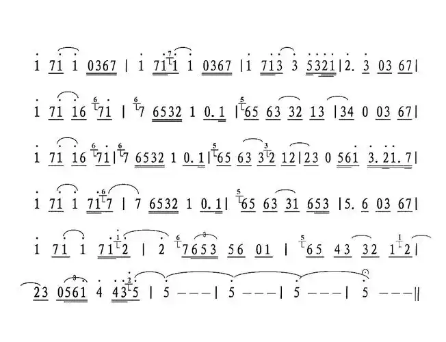 回家简谱-萨克斯曲演唱1