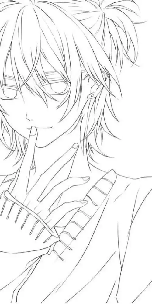 【果冻】线稿 动漫 黑白素材 插画 手帐