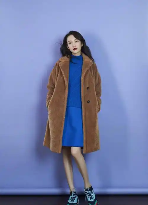 原创王鸥异瞳造型好性感拼接短裙位置巧妙发型太风情了