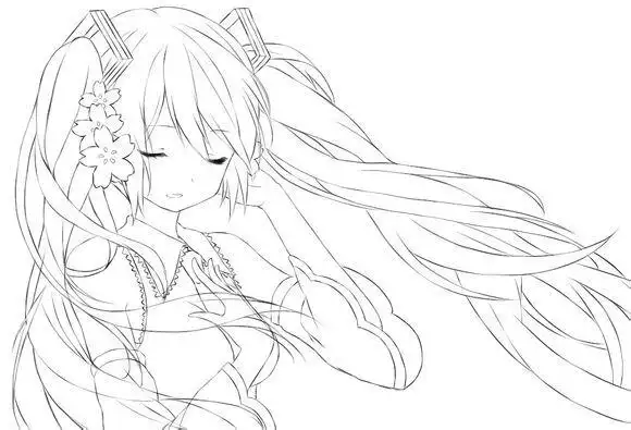 动漫线稿miku初音未来上色赞评论194更多所有评论你也来说些什么吧