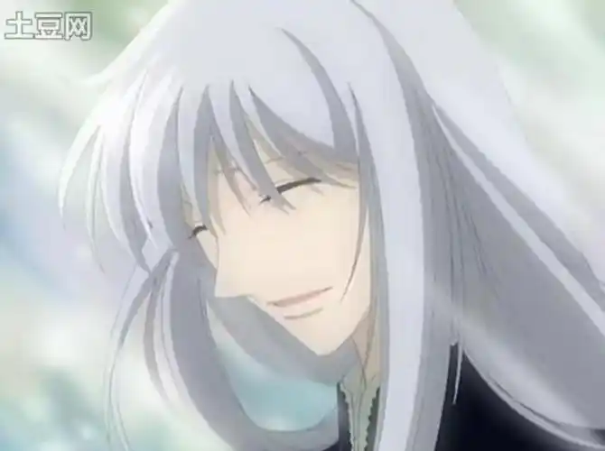 银发碧眼的动漫少年