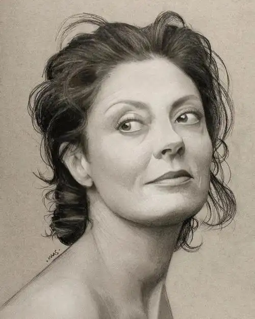 水彩,插画17岁考上艺术院校题材涉猎广泛他画的素描大多是好莱坞明星