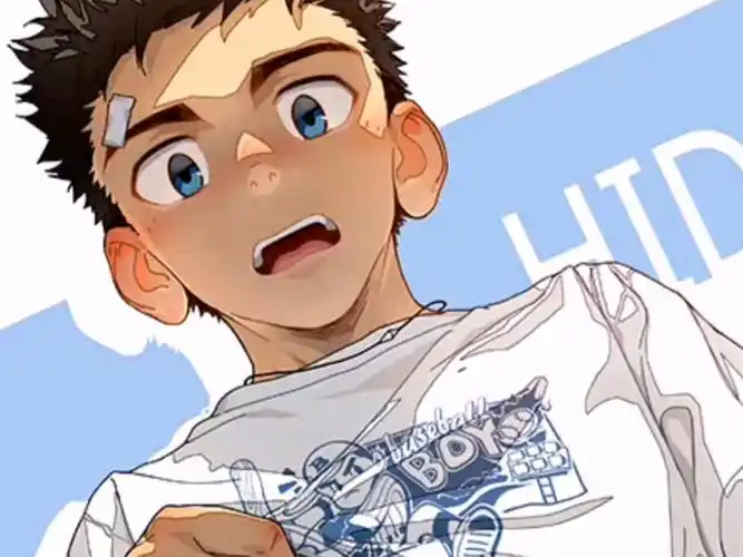 可爱的腹肌男孩子