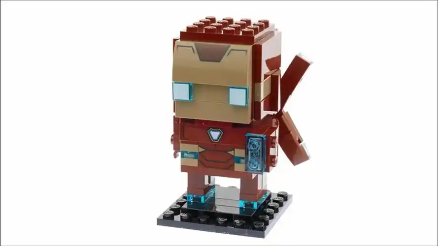 钢铁侠mk50,拼搭乐高积木方头仔系列41604