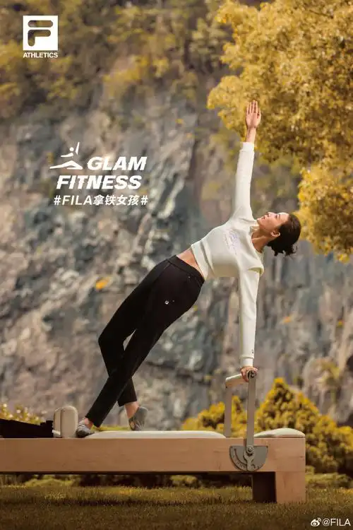fila时尚运动代言人张钧甯##fila拿铁女孩##fila健身旅修##fila