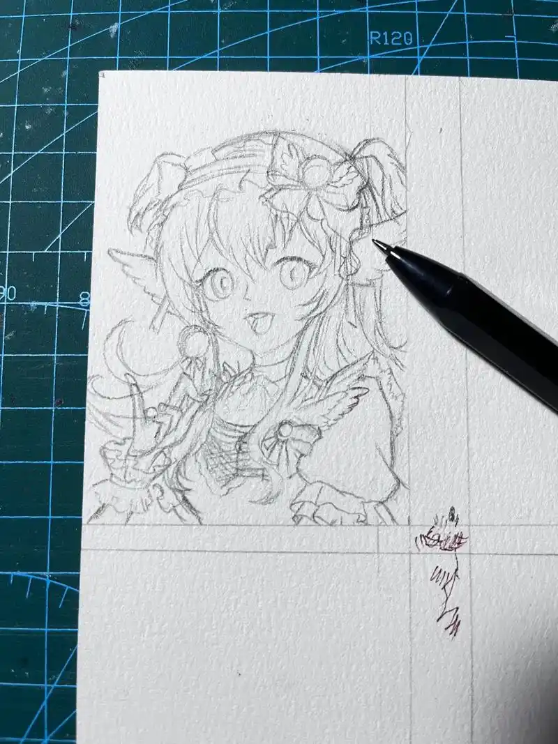 手绘卡 #二次元 #动漫人物绘画 - 抖音