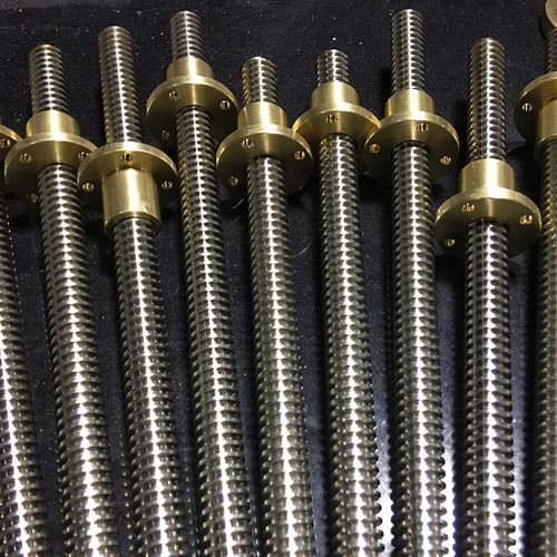 雷焕梯形丝杠精密调质t型丝杆形丝杆螺杆螺母可 tr16*4可按图定制