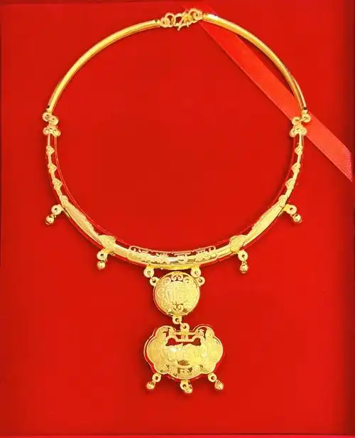 黄金项圈足金9999