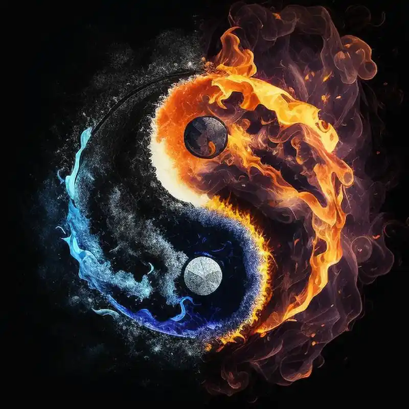 不一样的太极图.#ai绘画 #视觉冲击 #欢迎取图 #治愈系 - 抖音