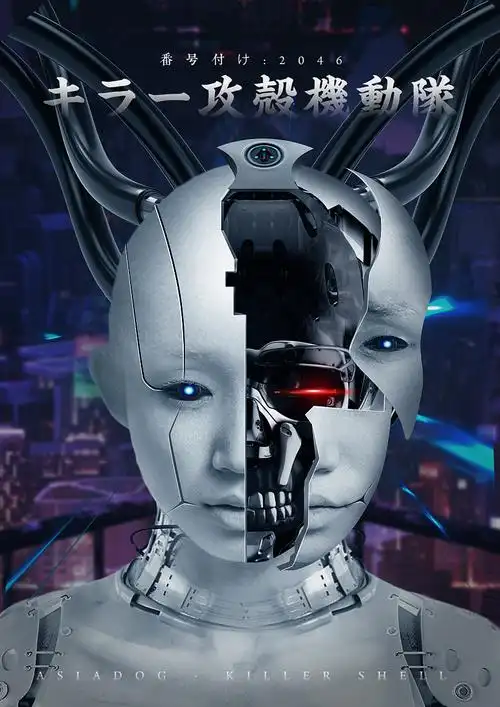 攻壳机动队合成海报