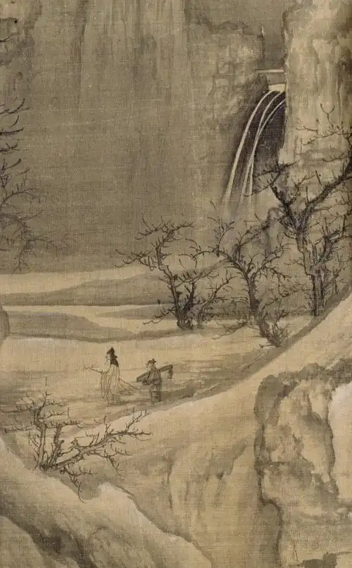 北宋 王诜 渔村小雪图(局部)