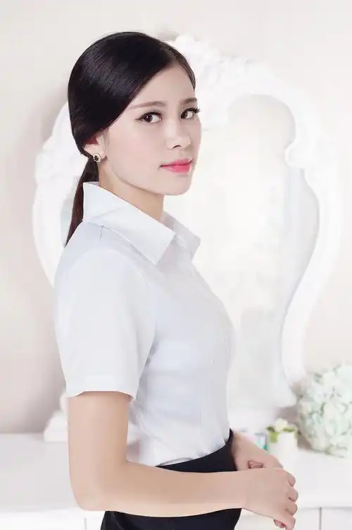 秋季职业白衬衫女长袖韩范修身ol学生衬衣大码商务正装面试工作服