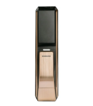 三星(samsung)指纹锁 shs-p718 家用 香槟金