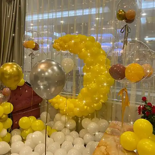 ins网红月亮气球造型浪漫生日房间装饰求婚520表白场景布置情人节