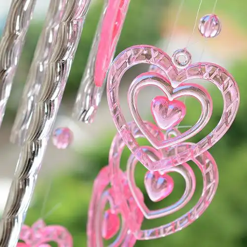 千纸鹤风铃挂饰小铃铛同学生日礼物门窗挂件装饰品女生闺蜜礼品 大号