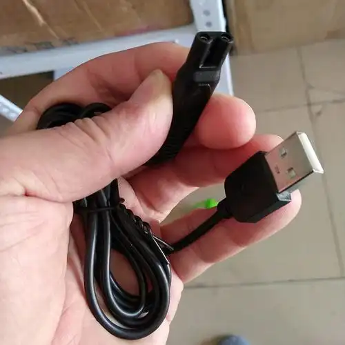 充电电线飞科剃须刀usb电源线电器配件通用用带槽充剃须刀配件