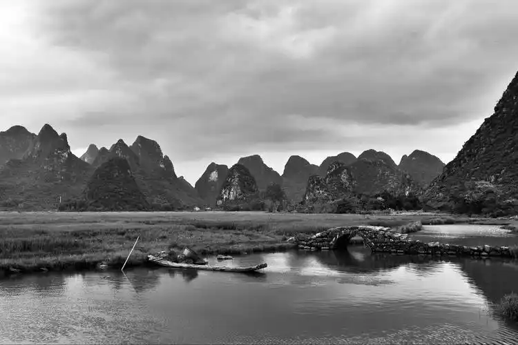 2020藏滇桂自驾游黑白照片