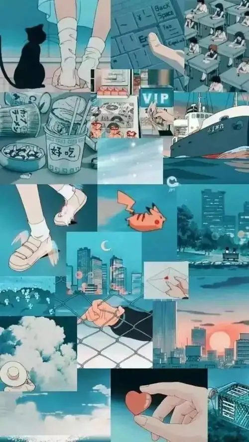 日系 拼接 壁纸