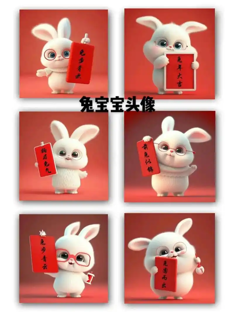 祝我们发财被爱,一路好运常在!#兔宝宝 #2 - 抖音