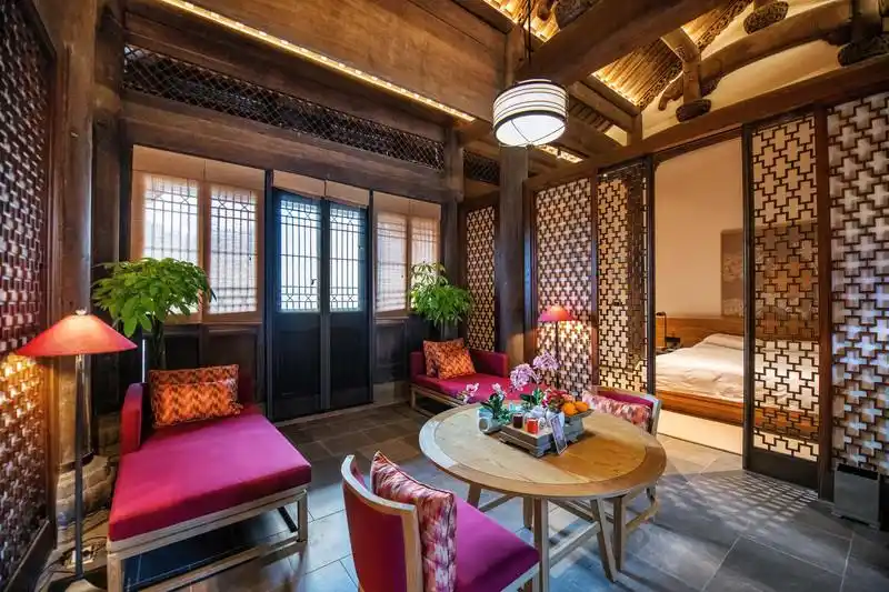 一方小院几日清幽我在上饶悦麓开元观堂赏花听风闻竹香