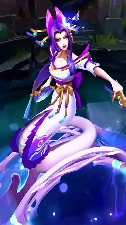 英雄联盟:蛇女新皮肤也太美了,代入感太强,我都觉得自己是许仙了