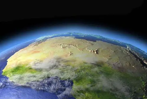 在太空中鸟瞰地球,真美,很期待未来的太空旅行早日到来