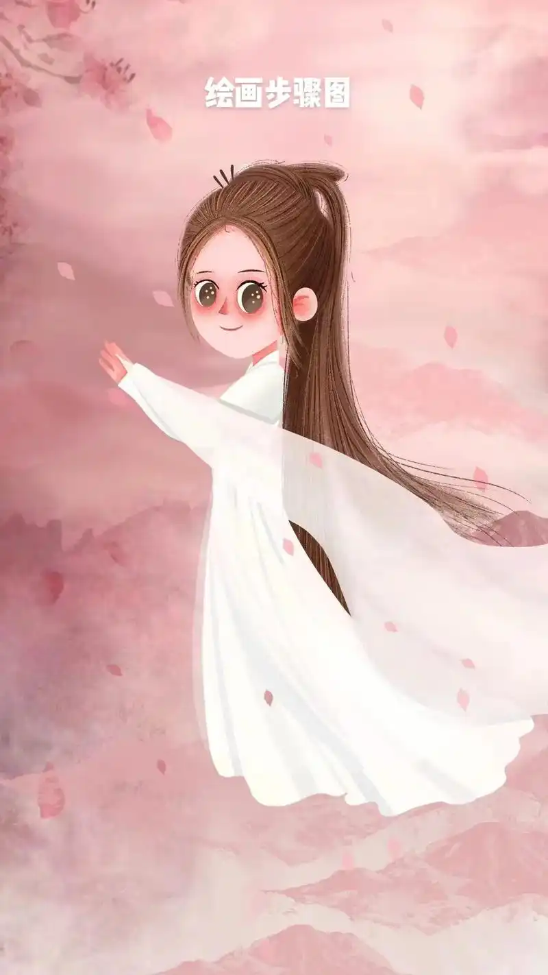 板绘 #白浅 #古风 #古风汉服美如画  - 抖音