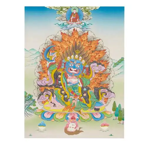 多吉巴登《二臂玛哈嘎拉》