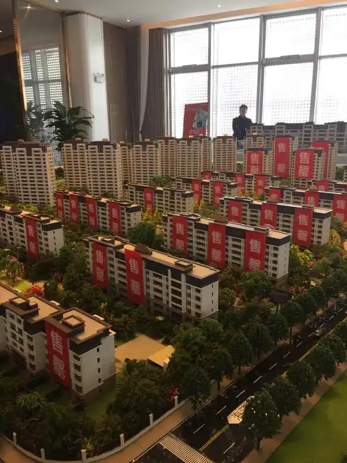 滨海新区源和湾小区沙盘