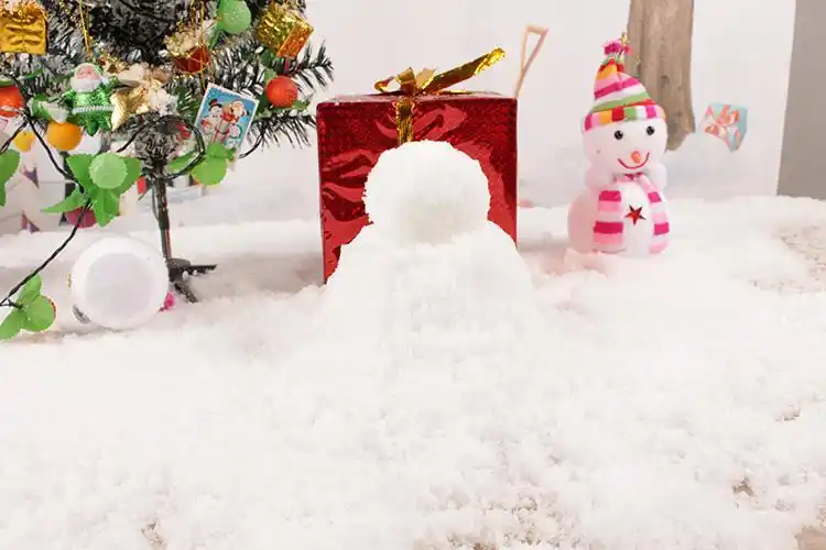 圣诞人造雪 假雪 橱窗场景布置装饰品仿真雪花人造雪粉 人工雪