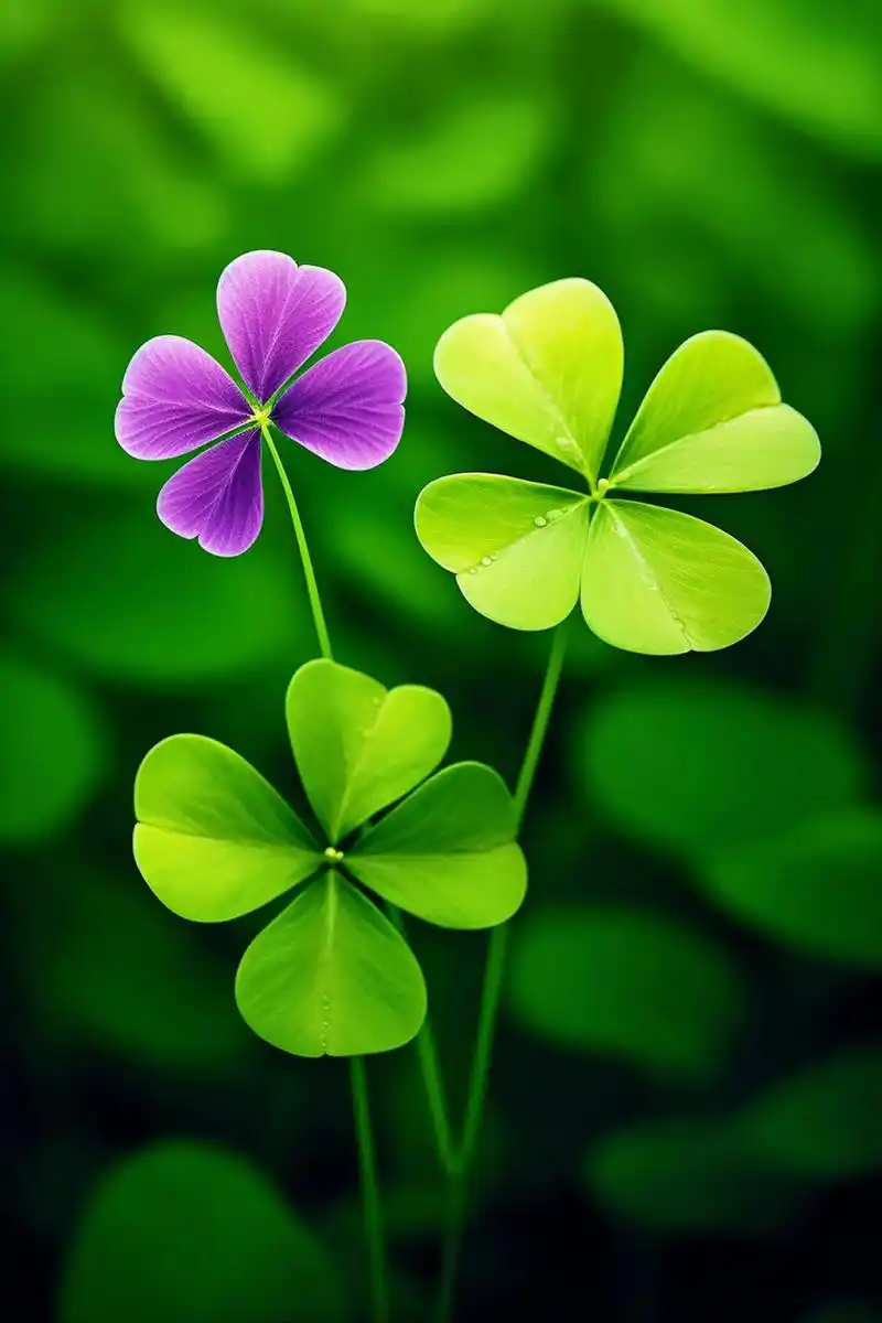 " 刷到幸运草,好运跟你跑 . " 676767