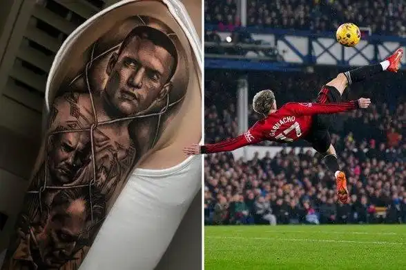 加纳乔晒《越狱》纹身,"林肯"本人公开"邀请"球员加盟利物浦|越狱