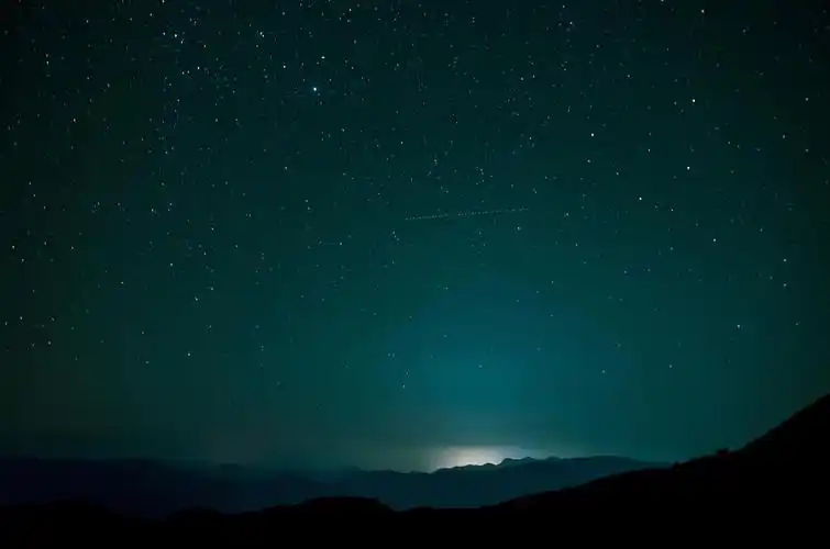 白溪草场的夜空