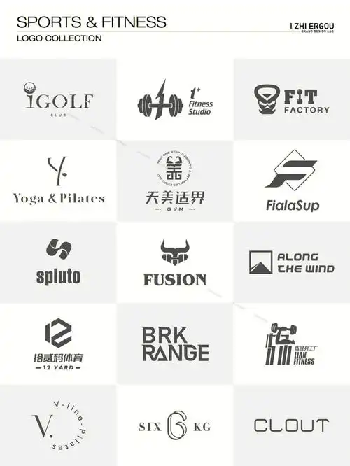 原创logo设计丨体育行业简约简洁创意标志