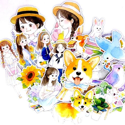 手帐贴纸少女心女孩梦幻装饰贴纸