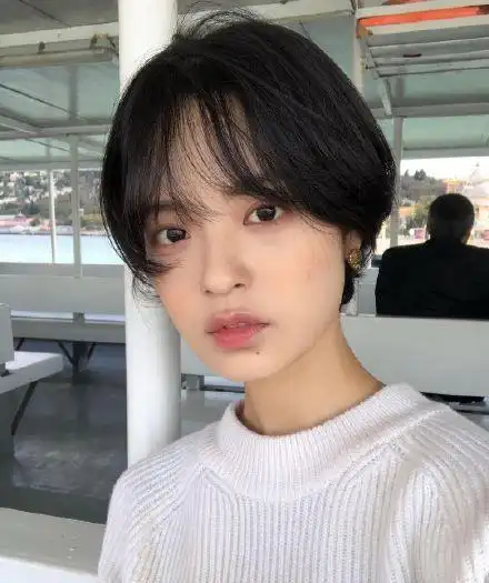 圆脸短发(扫一扫自己脸型配发型)