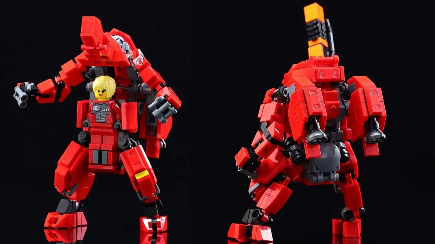 moko大神新的小型乐高moc机甲分享 大家好~今天继续给大家分享moko