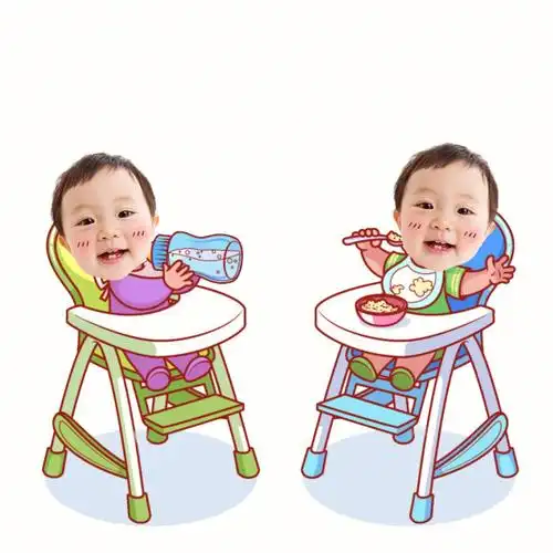 宝宝可爱卡通头像抠图素材