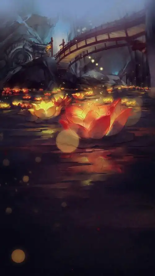 意境,风景,插画,古风