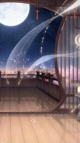 动漫古风场景系列唯美插画图集!落霞与孤鹜齐飞,秋水共长天一色