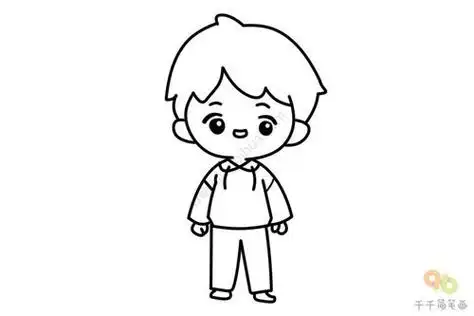 男孩的简笔画男孩的简笔画可爱简单