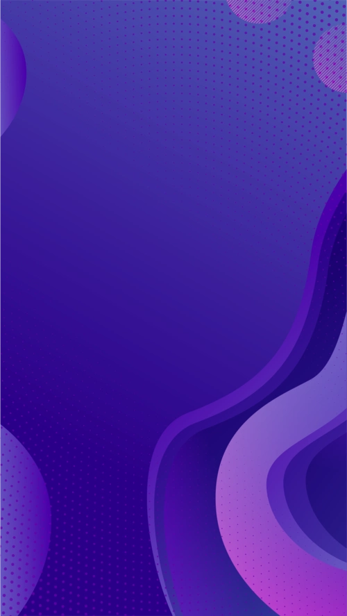 动态蓝紫色炫酷时尚年会邀请函模板