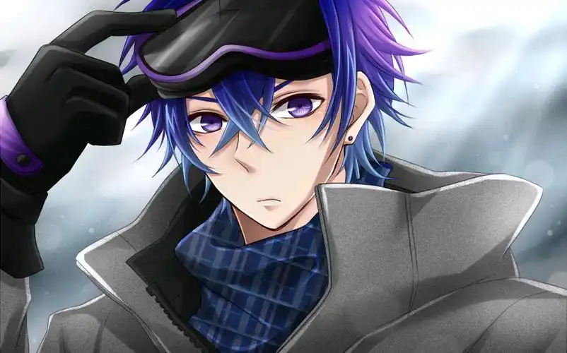 「p站搬运 侵删」pixiv 插画 音乐 二次元 vacaloid kaito 大哥 蓝发