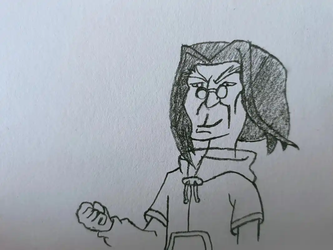 简笔画 #临摹 #手绘 嘿呀~成龙,要听老玉的话 - 抖音