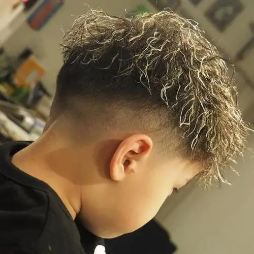 小男孩发型,效果就是不一样,剪完真时尚|卷发|刘海|发蜡|烫发|锅盖头