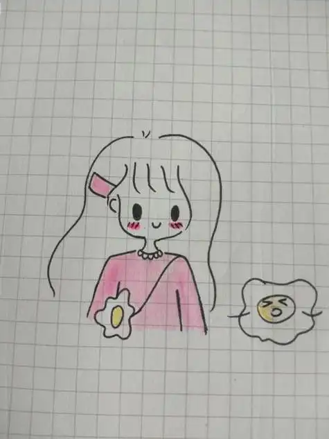 手账简笔画关注  可爱 头像 人物 简笔画 自描 评论 收藏超简单简笔画