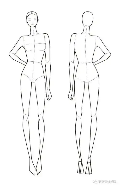 素材| 海量服装设计人体模版都送你!男装,女装,童装……应有尽有~_模