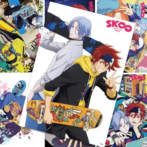 无限滑板海报sk8知念实野历兰动漫周边宿舍墙贴动漫挂件